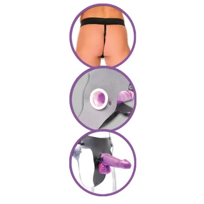 Purple Delight Hollow Strap on Purple