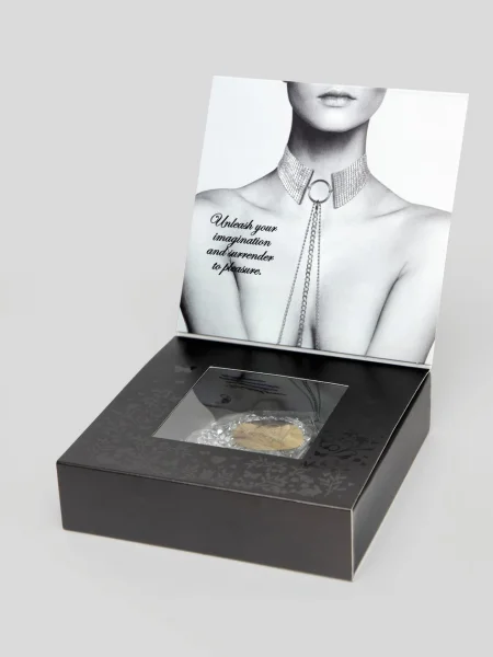 Bijoux Indiscrets Silver Metallic Mesh Collar