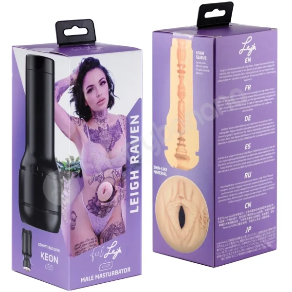 Kiiroo Feel Leigh Raven Stars Collection Stroker Compatible With Keon