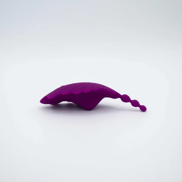 Shell Yeah! Remote Controlled Wearable Panty  Vibrator - Purple