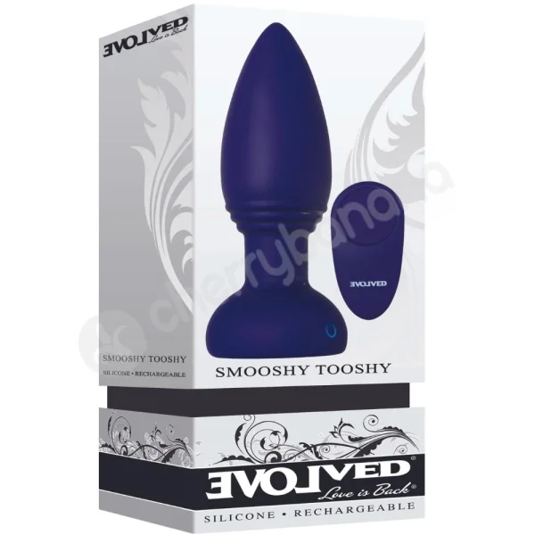 Evolved Smooshy Tooshy Soft & Squishy Flexible 4" Butt Plug