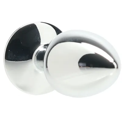 Ouch Round Gem Silver Plug