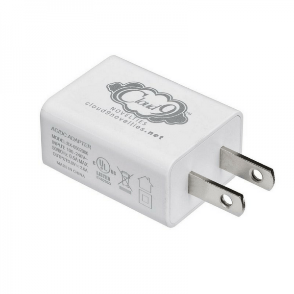 USB 1 Port Adapter Charger for Rechargeable Vibrators