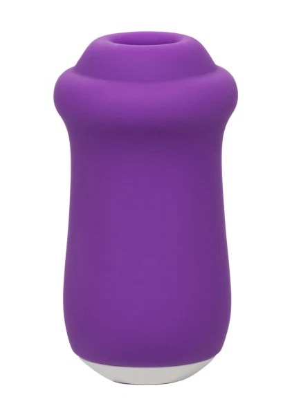 Sugar Rush Silicone Pressure Wave Clitoral Suction Stimulator With Vibration By CalExotics - Purple