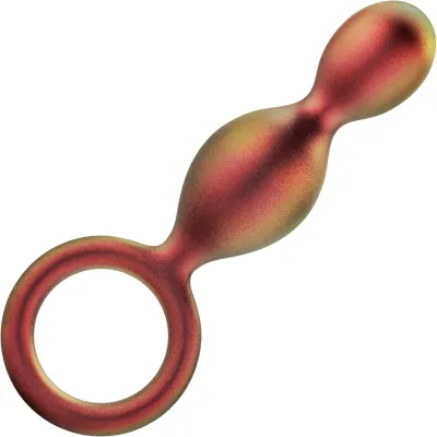 Anal Adventures Matrix Duo Loop Silicone Butt Plug By Blush Copper