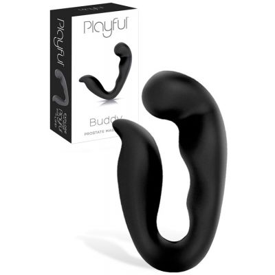 Playful Rechargeable Dual Motor Silicone 4 3 Prostate Massager