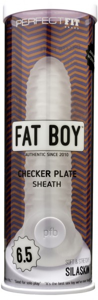 Fat Boy Checker Plate 6.5" Penis Sleeve