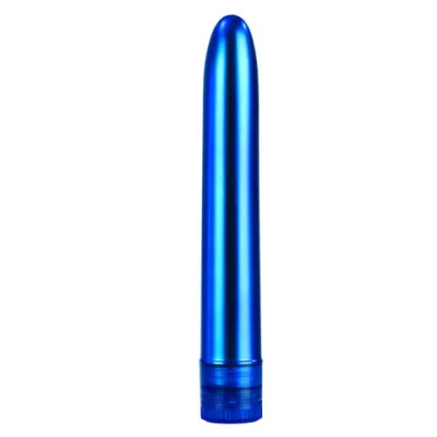 Metallic Shimmers 6 inch Vibrator Blue