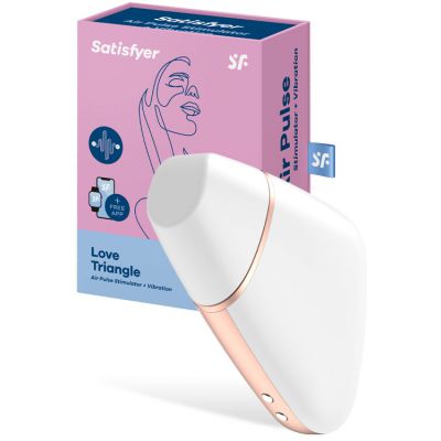 Satisfyer Love Triangle Air Pulse Clitoral Stimulator With Vibration App