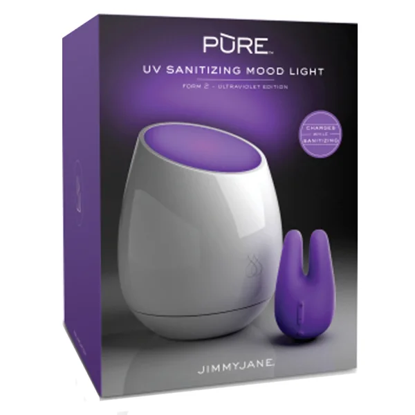 JimmyJane Love Pods Form 2 Pure UV Sanitizing Mood Light - Ultraviolet Edition