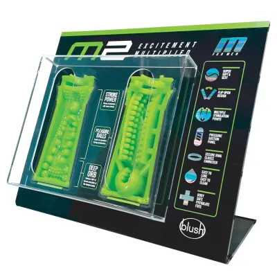 M for Men M2 Tester Wall and Counter Display Unit