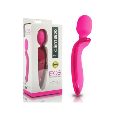 Climax Elite Eos Rechargeable 9x Silicone Wand Pink