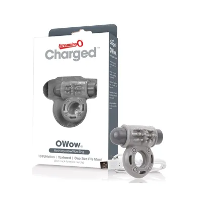 The Screaming O Charged Owow Vibe Ring Grey