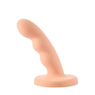 Ren 6 Inch Silicone Dildo Peach 6 Inch