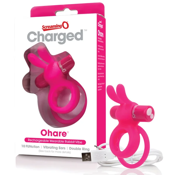 Charged Ohare Rechargeable Rabbit Vibe - Pink — image 12 of 14