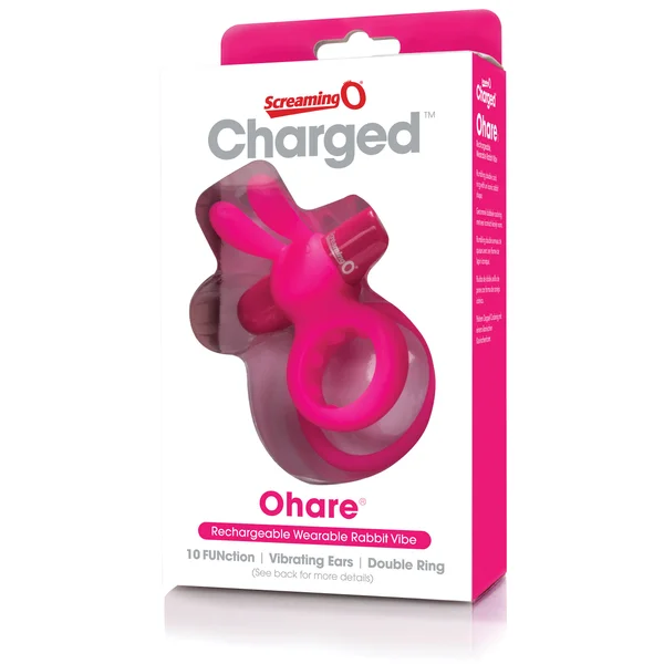 Charged Ohare Rechargeable Rabbit Vibe - Pink — image 11 of 14