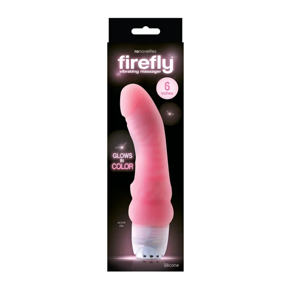 Firefly 6" Vibrating Massager - Pink — image 8 of 8