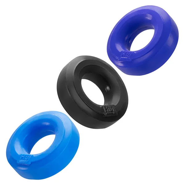 Hunkyjunk Huj3 C-Ring 3 Pk - Blue - Multi — image 8 of 10