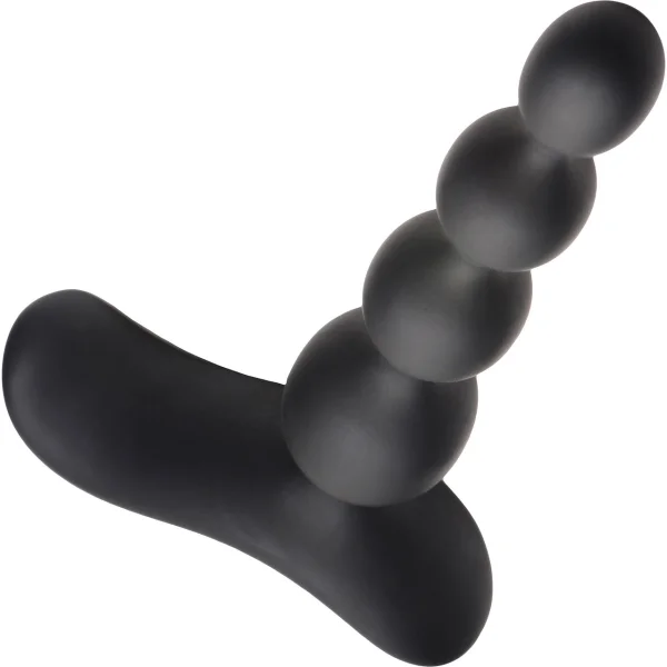 Zeus Electrosex Shock Beads 80X Vibrating & E-Stim Rechargeable Silicone Anal Beads With Remote