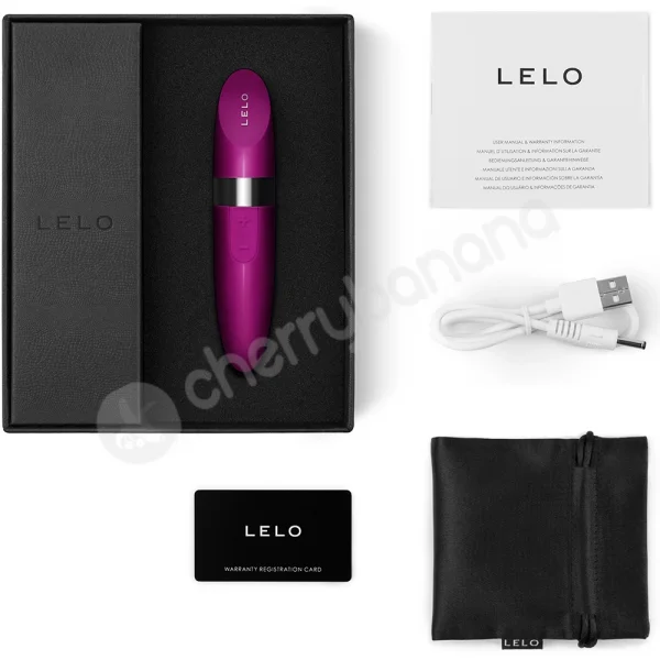 Lelo Mia 2 Deep Rose 6 Function Vibrating Massager