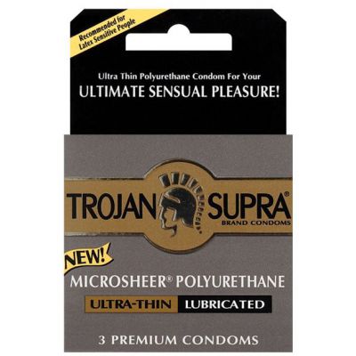 Trojan Supra Ultra Thin Polyurethane Box of 3