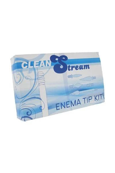 Clean Stream Enema Tip Set Black