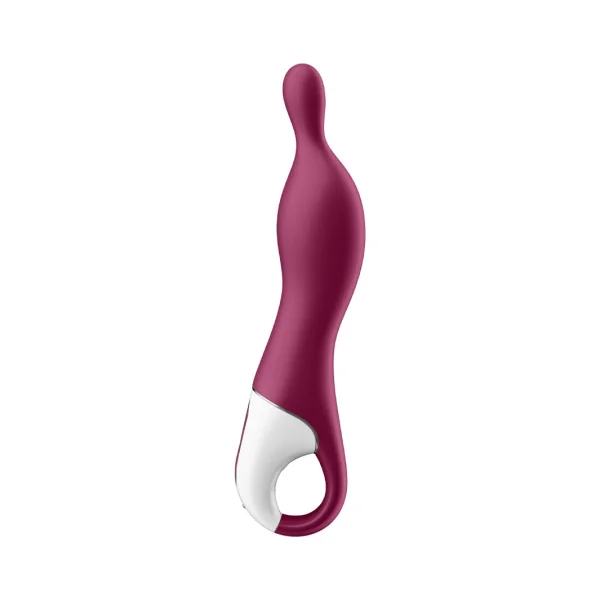 Satisfyer A-Mazing 1 Rechargeable Waterproof 12-Function A-Spot Vibrator - Blue