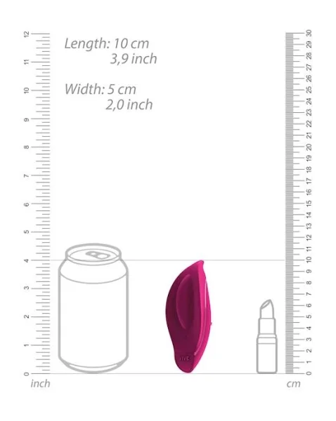 Minu - Lay On Vibrator  - Pink - 4 Inch