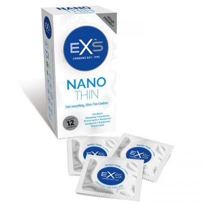 EXS Nano Thin Condoms 12 Pack