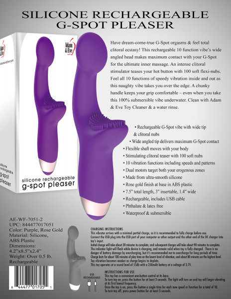Silicone Pleasure G-Spot Vibrator