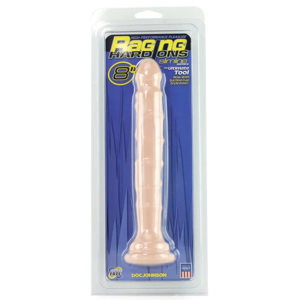 Raging Hard Ons Slimline 8 inch Dong w/Suction Cup