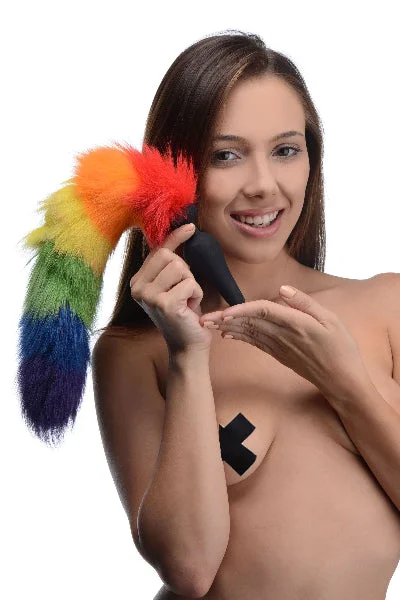 Rainbow Tail Silicone Butt Plug — image 7 of 10