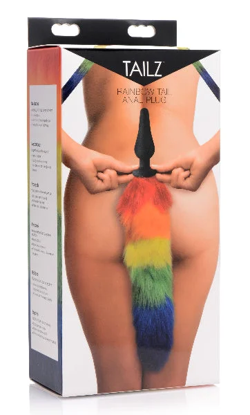 Rainbow Tail Silicone Butt Plug — image 10 of 10