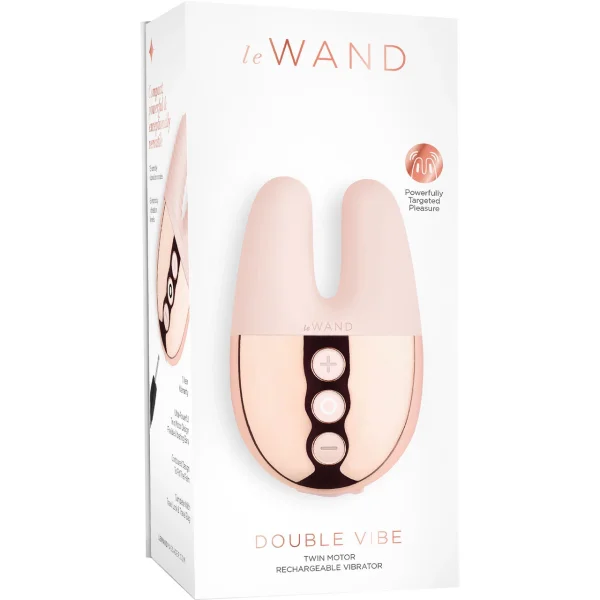 Le Wand Chrome Double Motor Vibrator - Rose Gold
