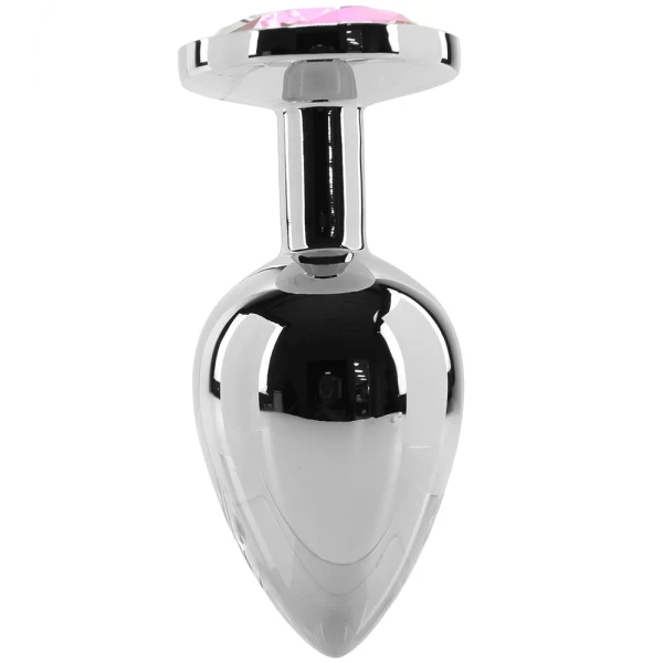 Adam & Eve Pink Gem Anal Plug - Large