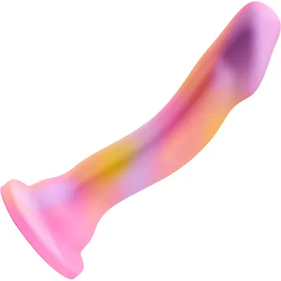 Avant Sun s Out Pink Silicone G Spot Dildo With Suction Cup Base By Blush