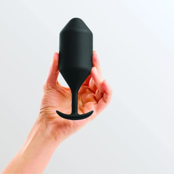 B-Vibe Snug Plug 5 Black Large Butt Plug