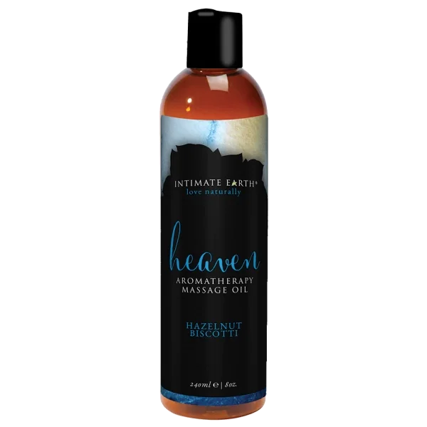 Intimate Earth Heaven Hazelnut Biscotti Massage Oil 8oz