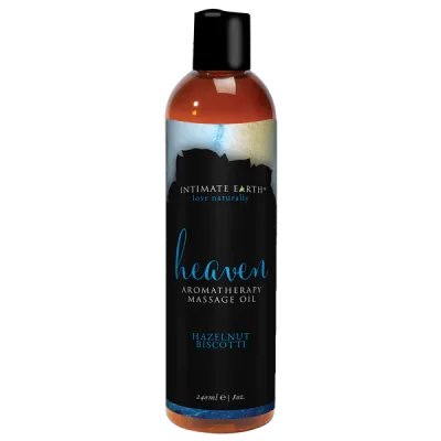 Intimate Earth Heaven Hazelnut Biscotti Massage Oil 8oz