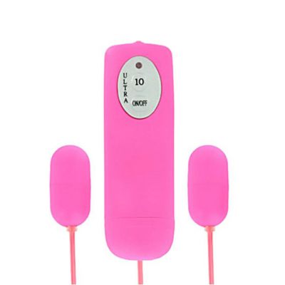 Trinity Twin Bullets Corded Vibe Pink