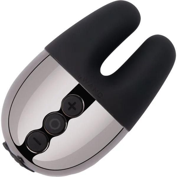 Le Wand Chrome Double Motor Vibrator - Black