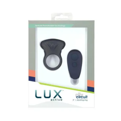 Lux Active Circuit 3 In Vibrating Ring Silicone Black