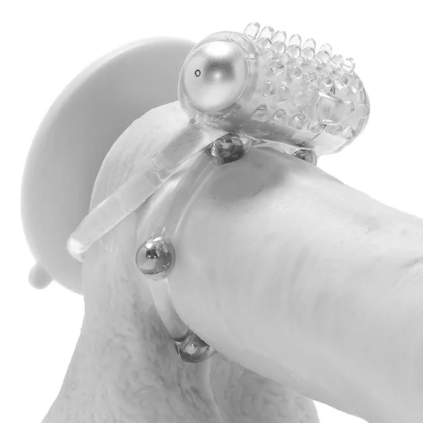 Maximus Enhancement Ring 5 Stroker Beads - Clear