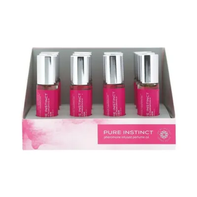 Pure Instinct Pheromone Perfume Oil For Her Roll On 0 34oz Display Of 12