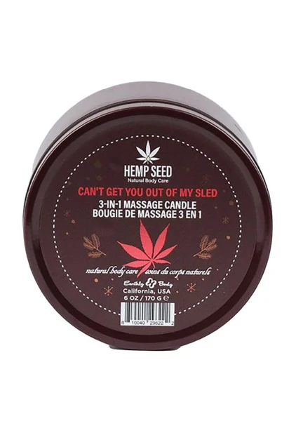 3-in-1 Massage Candle 6oz in Can't Get You Out Of My Sled