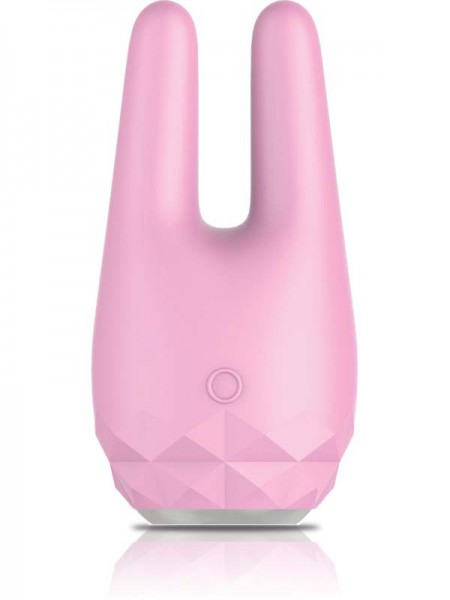 Diamonds - The Countess Mini Rabbit Ears Massager (Pink)