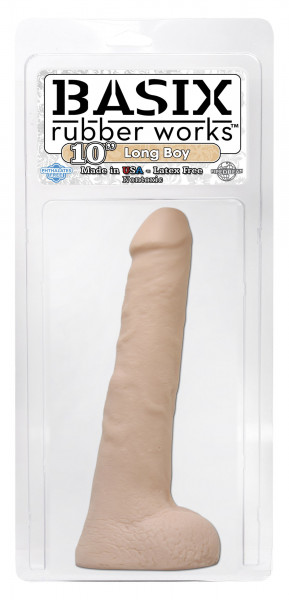 Pipedream Basix Rubber Works - 10" Long Boy