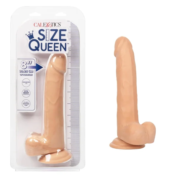 Size Queen 8 inch-20.25 Cm - Ivory