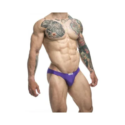 Men s Clothing Malebasics Justin Simon Classic Bikini Purple M