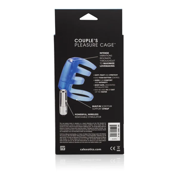 Couple's Pleasure Cage - Blue — image 12 of 18